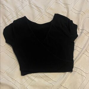 Aeropostale Black Crop Top